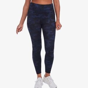 NWT Danskin Ladies' High Rise Brushed Leggings navy camo
